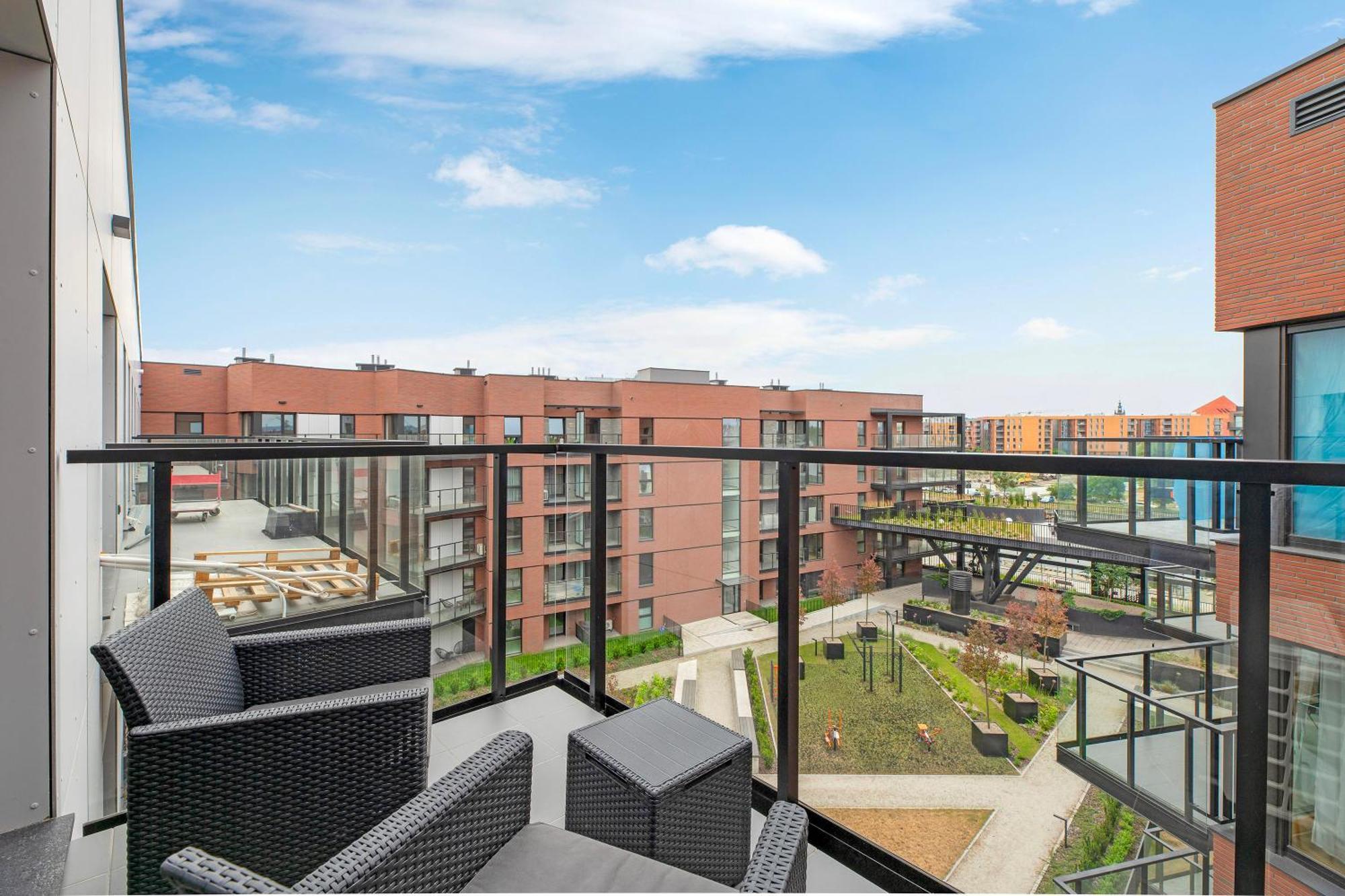 Nadmotlawie Estate Gym, Sauna & Parking By Downtown Apartments Gdańsk Exterior foto