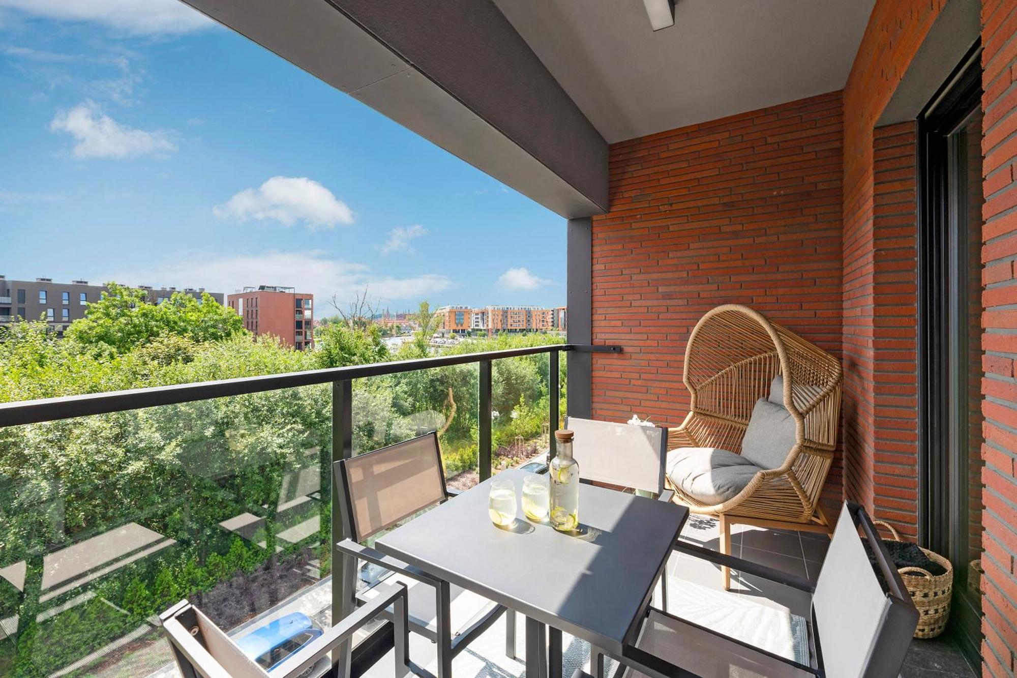 Nadmotlawie Estate Gym, Sauna & Parking By Downtown Apartments Gdańsk Exterior foto