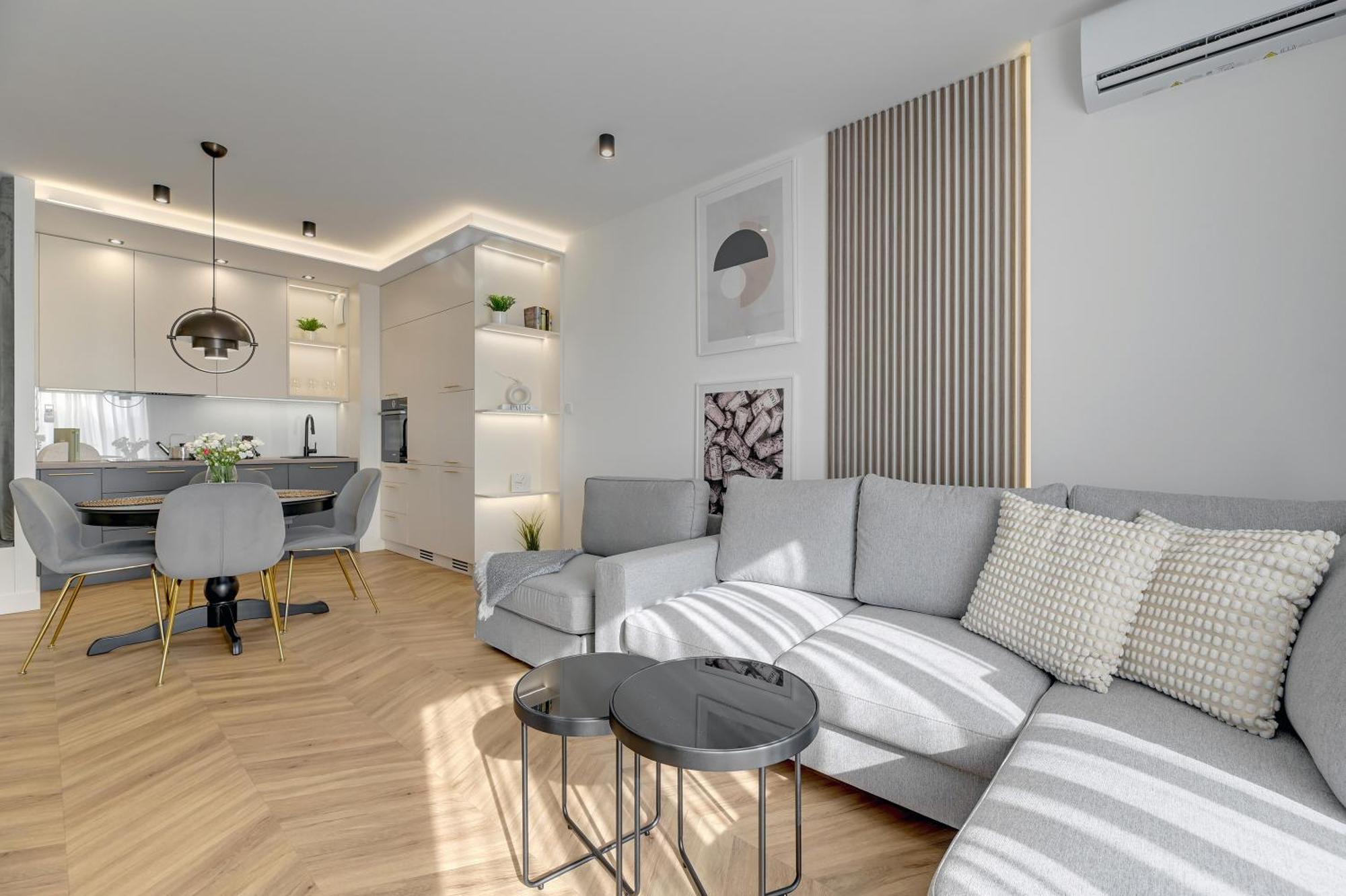 Nadmotlawie Estate Gym, Sauna & Parking By Downtown Apartments Gdańsk Exterior foto